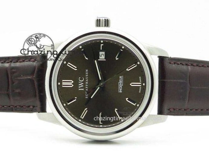 MIROTIME 0316 Affordable Ingeniuer St.Laurens SS Brown Dial MK 1:1 Best Edition On Black Leather Strap A 7365